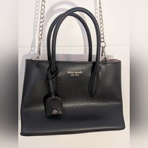Kate Spade Black Leather Eva Tote Bag